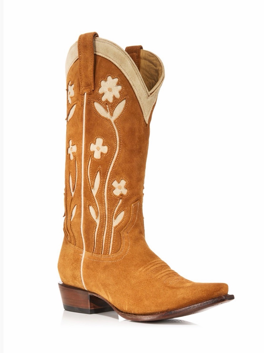 NWT and box The Great. X Stetson Cowboy Boots in Tan Floral size 9